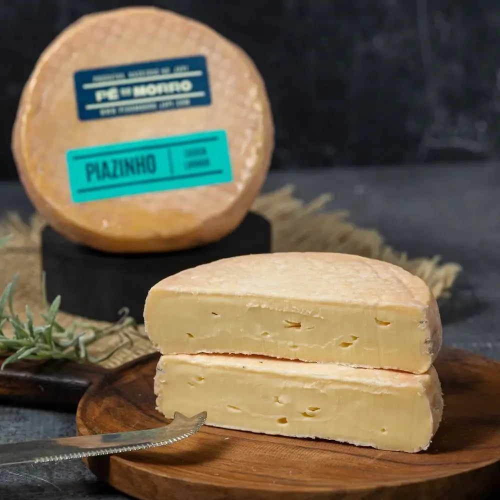 Piazinho - Queijo Artesanal Brasileiro Casca Lavada - Peça 200G - Pé Do Morro